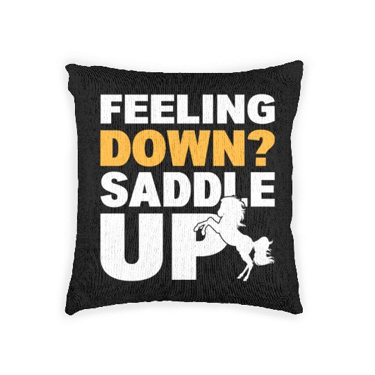 Equestrian Riding Riding Instructor Woven Pillows