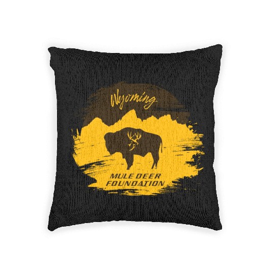 Mule Deer Foundation of Wyoming Woven Pillows