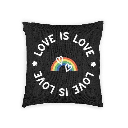 Love Is Love Woven Pillows