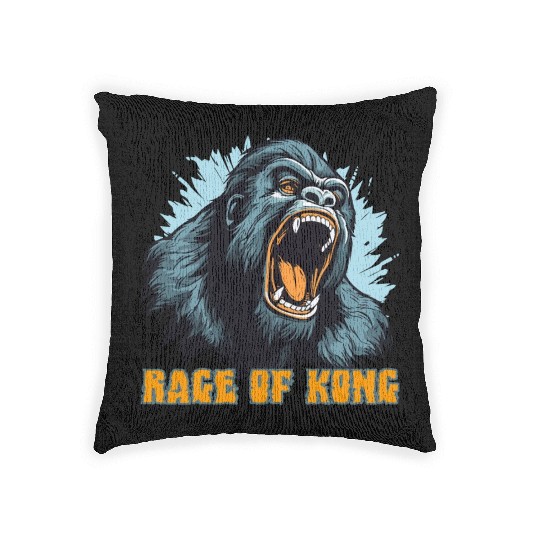 Gorilla Rage Woven Pillows