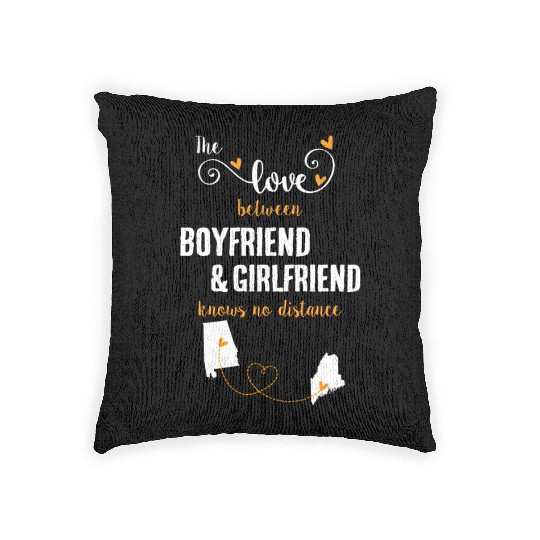 Love Between BF And GF Albm To Maine Gift Woven Pillows