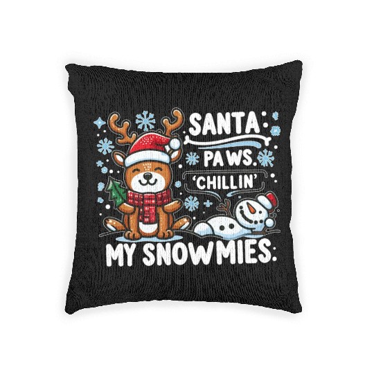 Winter Wonderland Embrace the Magic Woven Pillows