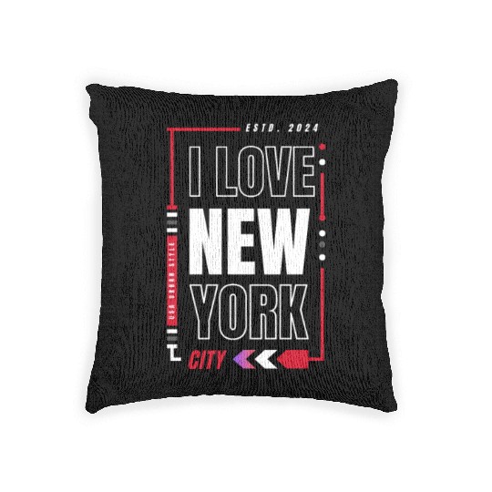 T ShirtI love new york Woven Pillows