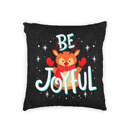 Be Joyful Christmas. Woven Pillows