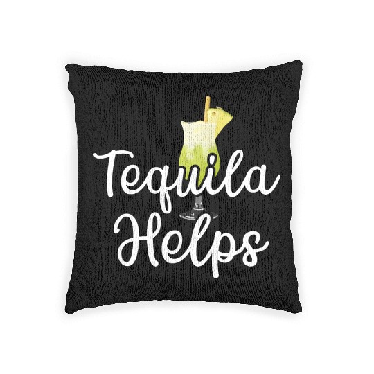 Tequila Helps Woven Pillows