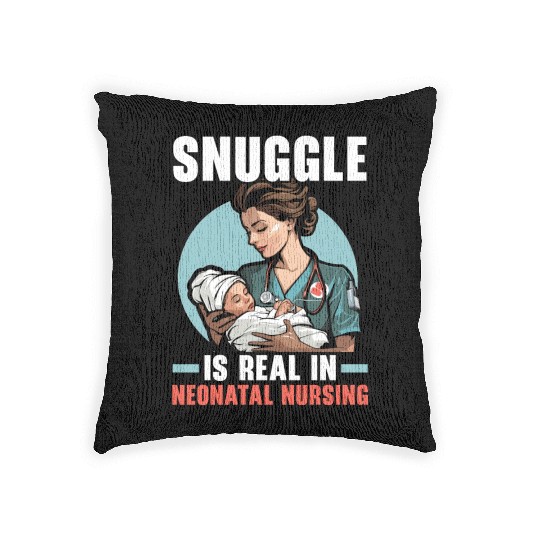 Registered Nurse Medical Medicine Neonatal Nurse Woven Pillows