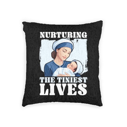 Registered Nurse Medical Medicine Neonatal Nurse Woven Pillows