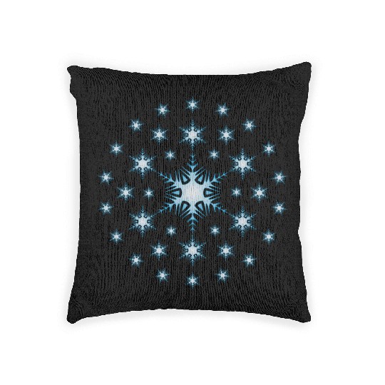 Snowflake Costume Winter Christmas Family Matching Woven Pillows