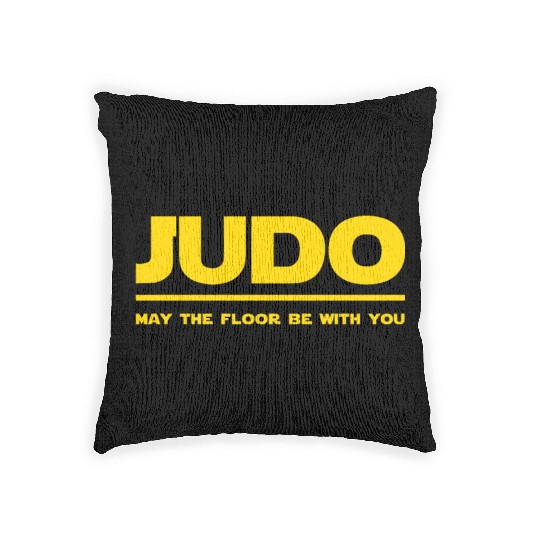 Judo Funny Woven Pillows Japanese Martial Art Wrestling Judo