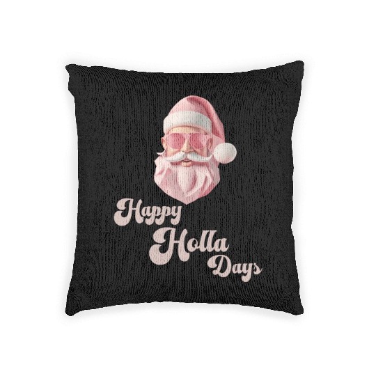Happy Holla Days Woven Pillows