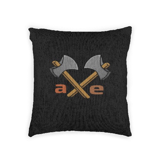 random axe of kindness Woven Pillows