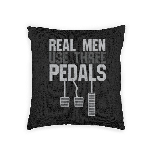 Car Guy Hub Real Use Three Pedals Woven Pillows