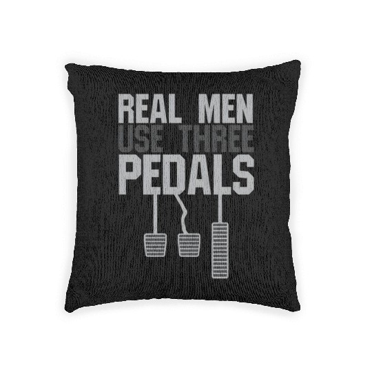 Car Guy Hub Real Use Three Pedals Woven Pillows