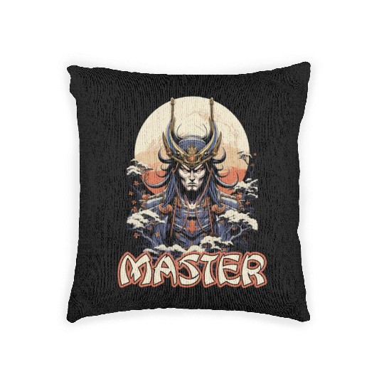 Samurai Japan Culture Master Woven Pillows
