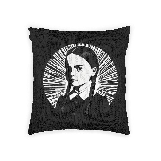 Wednesday Addams Woven Pillows