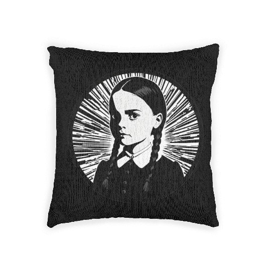 Wednesday Addams Woven Pillows