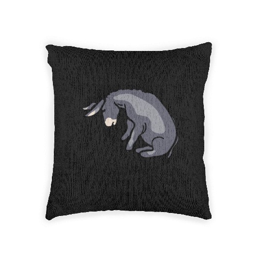 Eeyore Quote About Kindness Woven Pillows