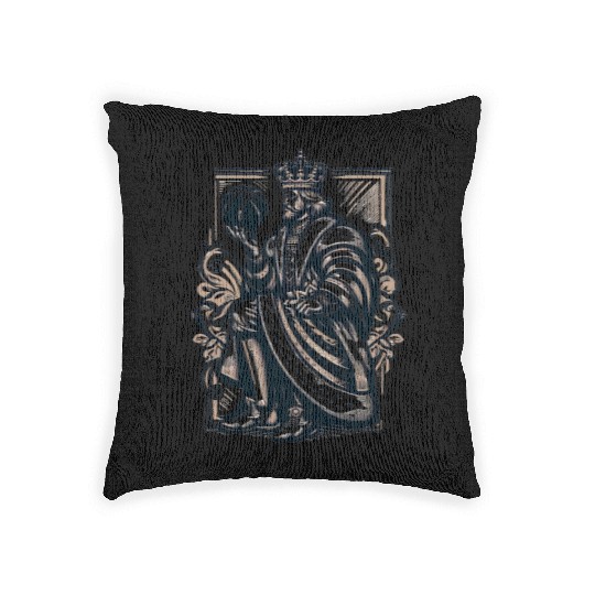 King of basketball Woven Pillows