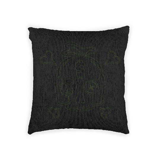 Safety Money Bag Skull Woven Pillows