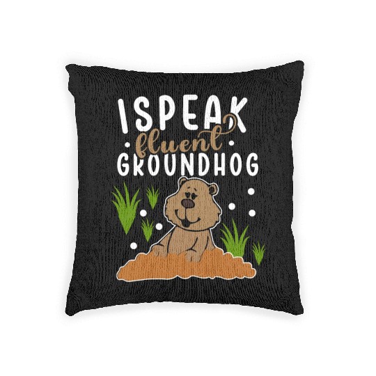 Groundhog Day 2024 Enthusiast February 2nd Woven Pillows