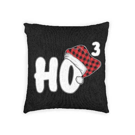 Ho Ho Ho Cheer Woven Pillows: Spread Joy with Santa's Style