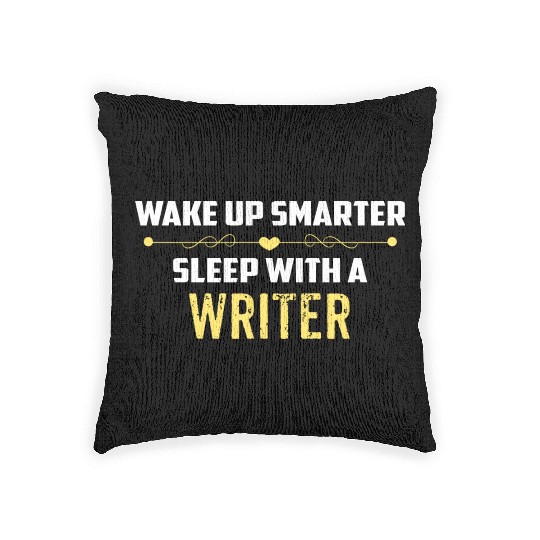 Wake Up Smarter Sleep With A WRITER Woven Pillows