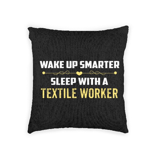 Wake Up Smarter Sleep With A TEXTILE WORKER Woven Pillows