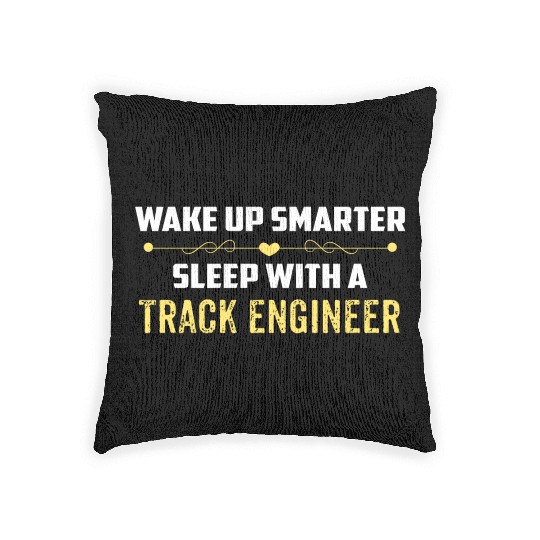 Wake Up Smarter Sleep With A TRACK ENGINEER Woven Pillows
