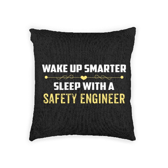 Wake Up Smarter Sleep With A SAFETY ENGINEER Woven Pillows