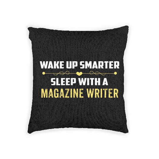Wake Up Smarter Sleep With A MAGAZINE WRITER Woven Pillows
