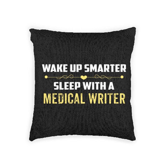 Wake Up Smarter Sleep With A MEDICAL WRITER Woven Pillows