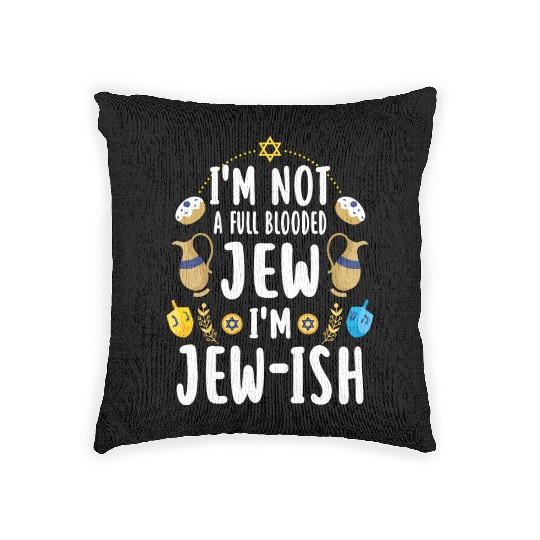 Hanukkah Pun This Is How We Jew It Woven Pillows