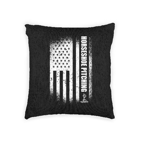 Horseshoe Pitcher Woven Pillows