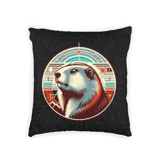 Groundhog Day 2024 Enthusiast February 2nd Woven Pillows