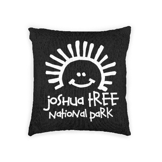 Joshua Tree National Park Souvenirs Gifts Vacation Woven Pillows