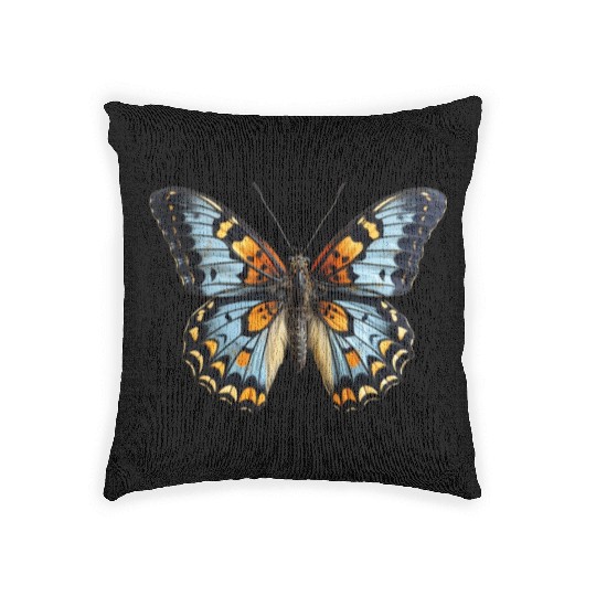 Butterfly Colorful Enchanting Delicate Insects Woven Pillows