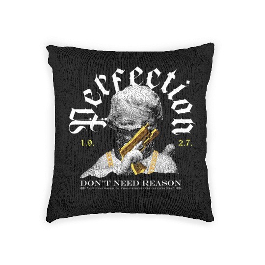Angelic Gang: Gold & Bandana Babe Woven Pillows