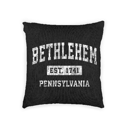 Bethlehem Pennsylvania Pa Established Sports Woven Pillows