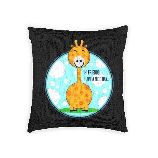 The Fat Giraffe Woven Pillows