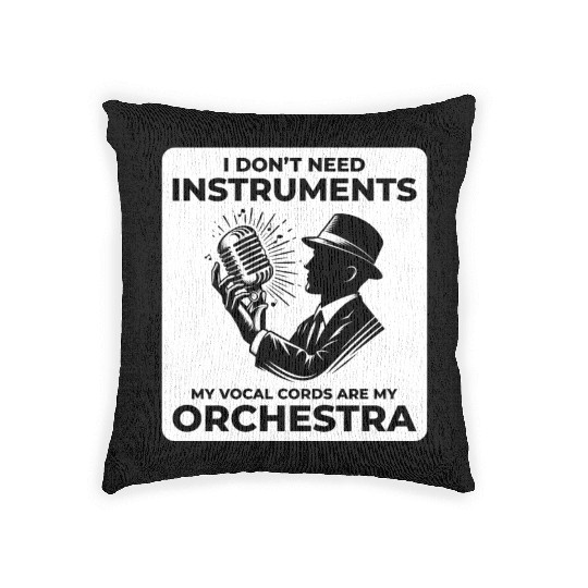 Beatboxing Culture Orchestra Musical Humor Beatbox Woven Pillows