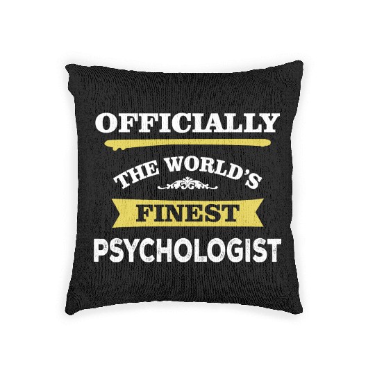 The World's Finest Psychologist Woven Pillows
