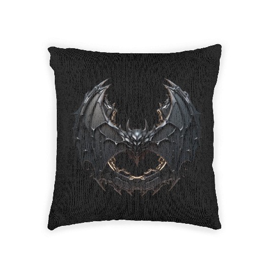 Robot Bat Woven Pillows