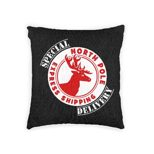 NORTH POLE SPECIAL DELIVERY Woven Pillows