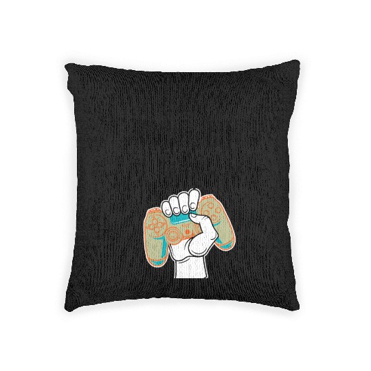 I Can T Adult Now I m Gaming Woven Pillows