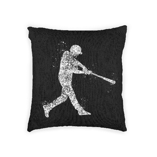 Baseball Pitcher Woven Pillows