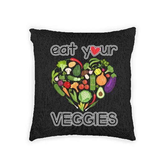 eat your veggies Woven Pillows