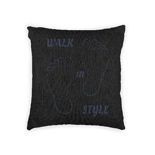 Walk in style - Navy Blue Woven Pillows
