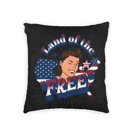Land of the "Free" Woven Pillows