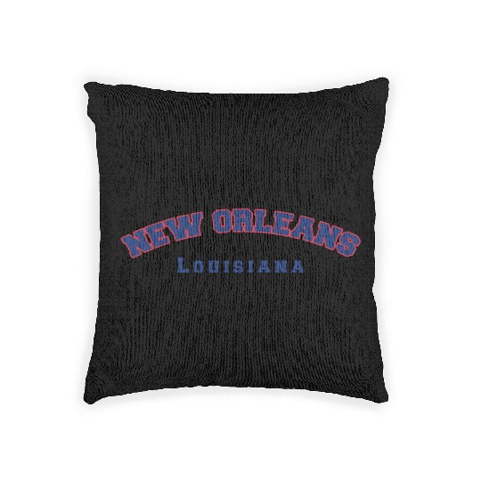 New Orleans Louisiana Woven Pillows
