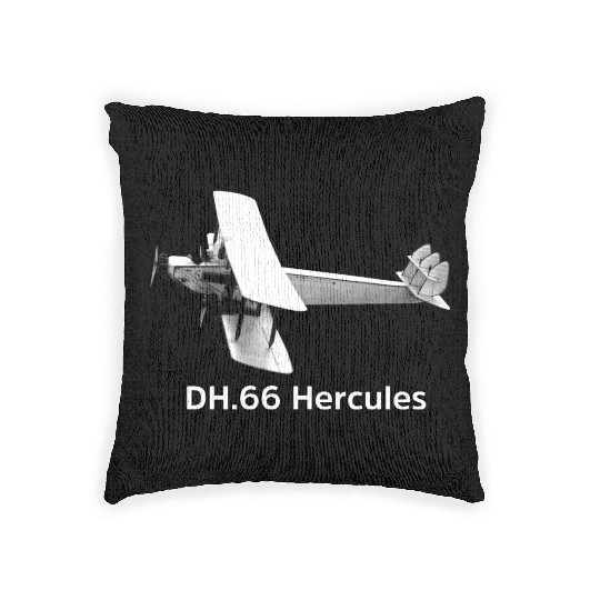 DH66 Hercules Aircraft Woven Pillows